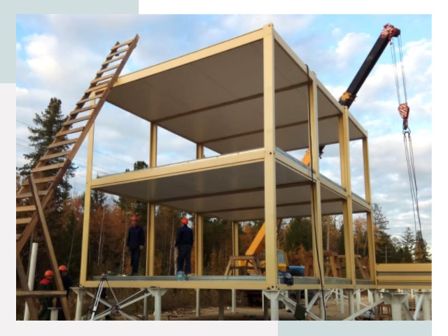 Строительство модульных здания Пушкино