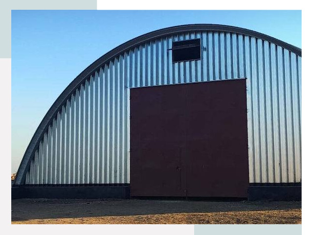 Бескаркасные ангары в Пушкине