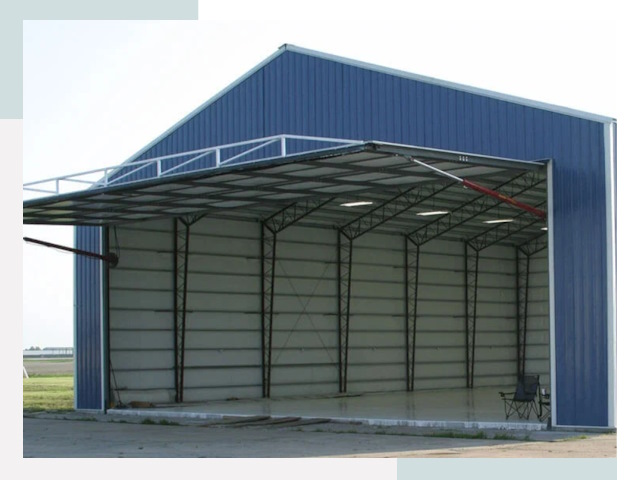 Прямо стенные ангары в Пушкине