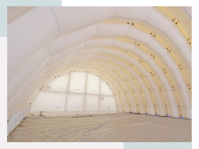 Пневмокаркасные ангары в Пушкине