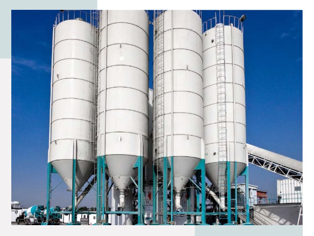 Строительство цементных силосов в Пушкине