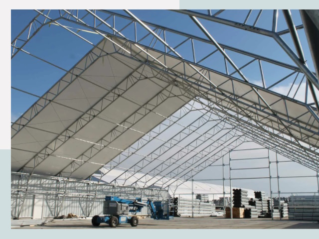 Каркасно-тентовые сооружения от СтальСтрой-Пшк по цене 622 руб.