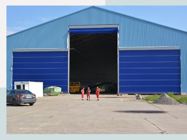 Ангарные ворота в Пушкино от СтальСтрой-Пшк по цене 622 руб.