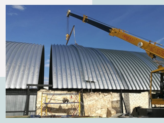 Реконструкция ангаров в Пушкине от 622 руб.