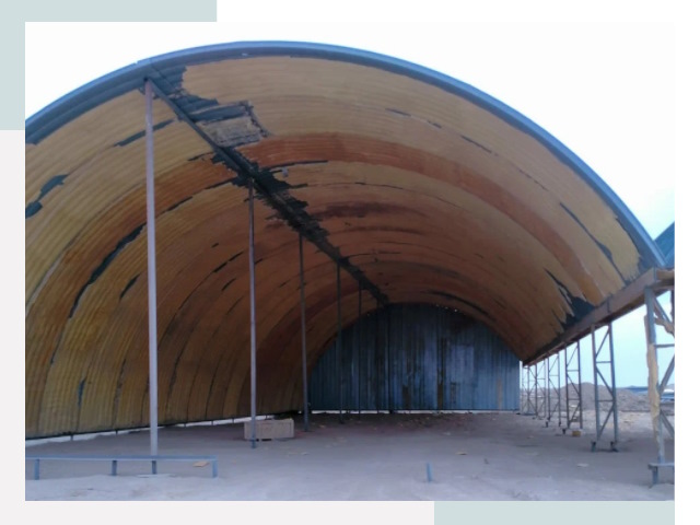 Реконструкция ангаров в Пушкине